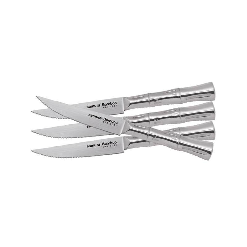 Samura BAMBOO SET 4 PZ BISTECCA (Steak knife) CM.11 SBA-0031S