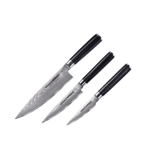 Samura DAMASCUS SET 3 PZ (CUOCO-FILETTARE-SPELUCCHINO) SD-0230