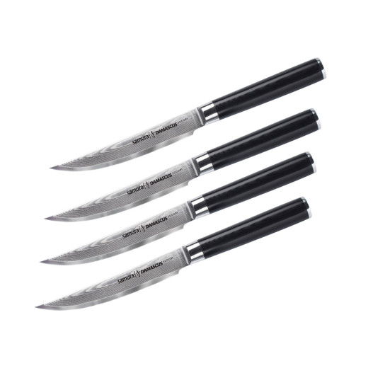 Samura DAMASCUS SET 4 PZ BISTECCA (Steak knife) CM.12 SD-0031S