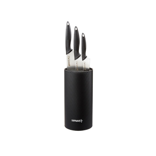 Samura GOLF KNIFE BLOCK + SET 3 PZ (CUOCO-FILETTARE-SPELUCCHINO) SG-04