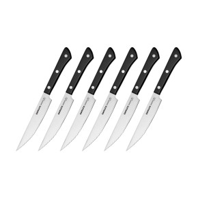 Samura HARAKIRI SET 6 PZ BISTECCA (Steak knives) Black SHR-0260B