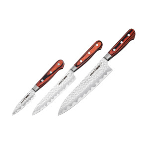 Samura KAIJU SET 3 PZ (CUOCO-FILETTARE-SPELUCCHINO) w/Bolster SKJ-0220B