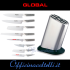 Vendita ceppi coltelli Global completi