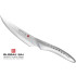 Coltello bistecca global con lama martellata