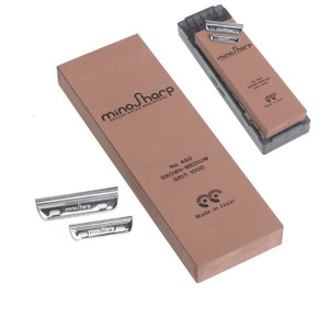 Set di pietre per affilare giapponesi Minosharp 460 461