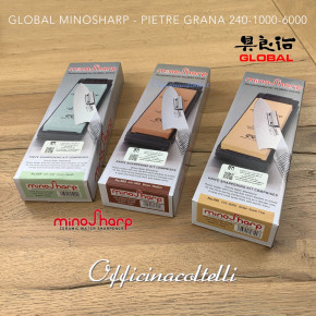 Set di pietre per affilare professionali Minosharp 459 460 461