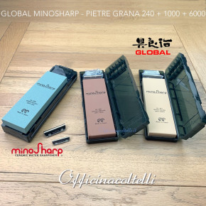 Set di pietre per affilare professionali Minosharp 459 460 461