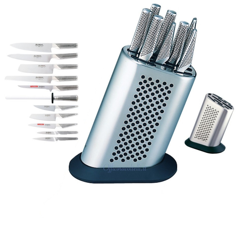 Ceppo Global con coltelli professionali