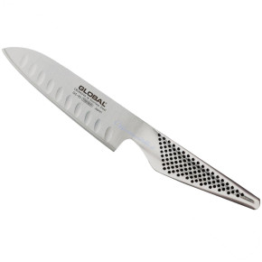 Santoku global con lama alveolata