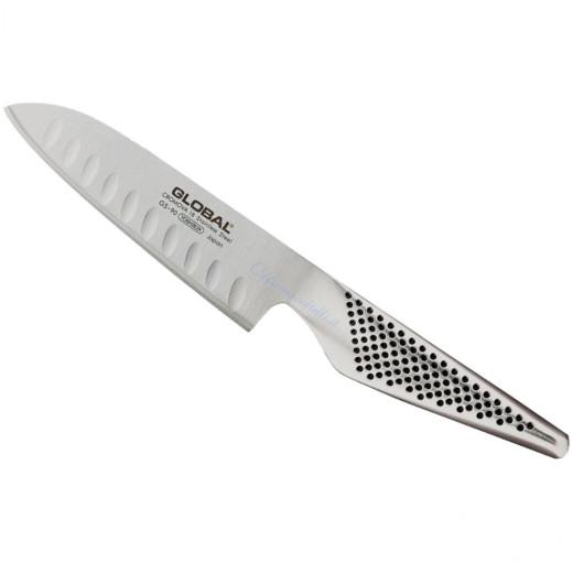 Santoku global con lama alveolata