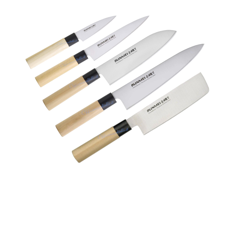 Set di 5 coltelli da cucina giapponesi Global Bunmei