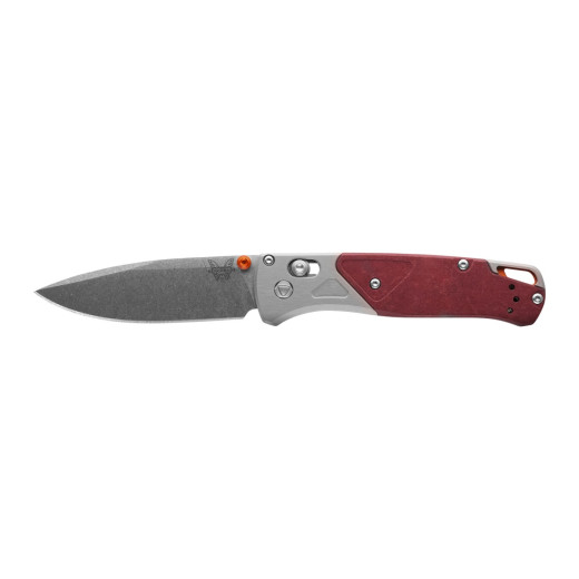 Benchmade BUGOUT 535-09 GRAY ALUMINIUM / REDSTONE RICHLITE