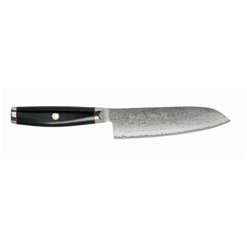 Coltello santoku lama alveolata