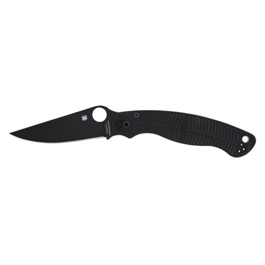Spyderco MILITARY 2 SALT G-10 BLACK MAGNACUT PLAIN C36GMCBKP2