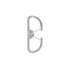 Niteize B-SERIES DUAL CARABINER #4 SS Stainless BS4-11-R3