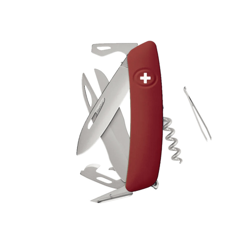 Swiza D07R AM SCISSORS Red (KNR.0116.1900)