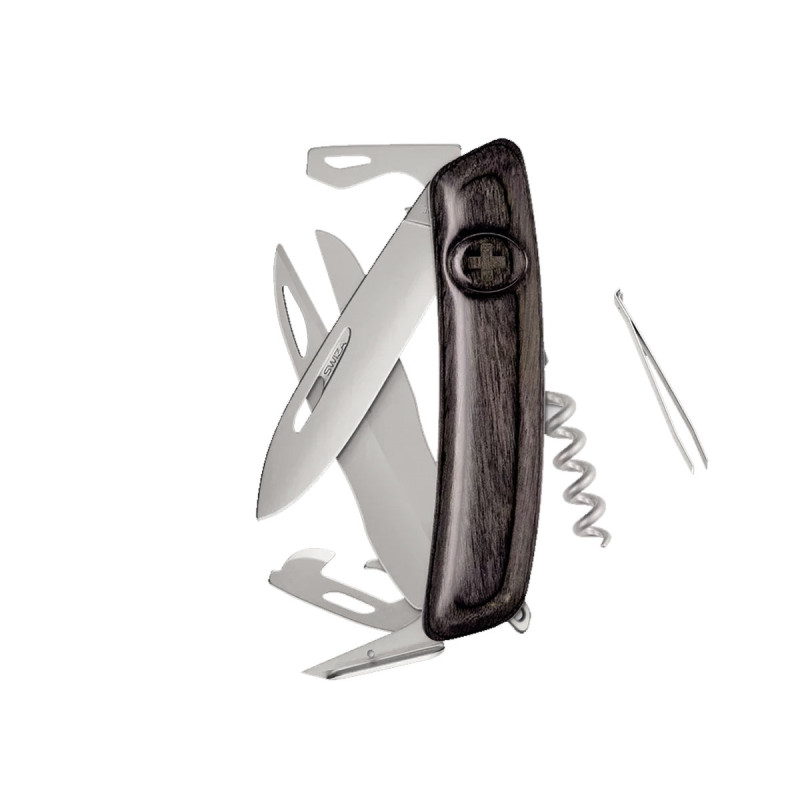 Swiza D07R AM SCISSORS Laminate Black (KNR.0116.6510)