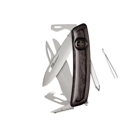 Swiza D08R AM SCISSORS Laminate Black (KNR.0126.6510)