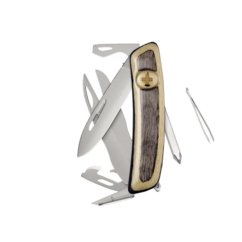 Swiza D08R AM SCISSORS Laminate White (KNR.0126.6520)