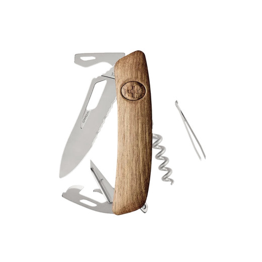 Swiza SH03TR AM WAVY EDGE Wood Walnut (KST.0036.6300)