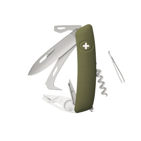 Swiza HO05R-TT AM HORSE & TICK TOOL Olive (KHO.0096.1050)