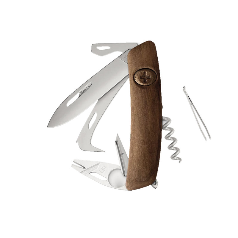 Swiza HO05R-TT AM HORSE & TICK TOOL Wood Walnut (KHO.0096.6300)