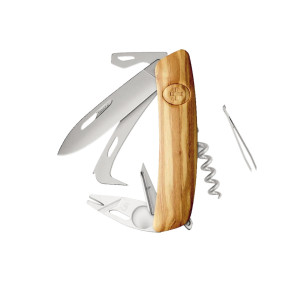 Swiza HO05R-TT AM HORSE & TICK TOOL Wood Olive (KHO.0096.6310)