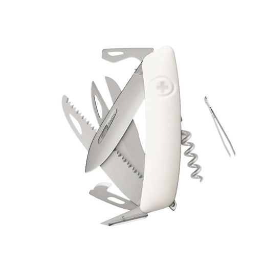 Swiza D09R AM SAW & SCISSORS White (KNR.0136.1020)