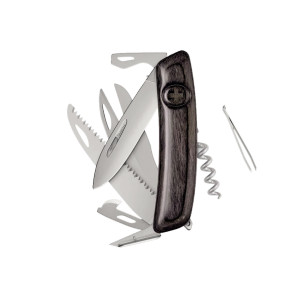 Swiza D09R AM SAW & SCISSORS Laminate Black (KNR.0136.6510)