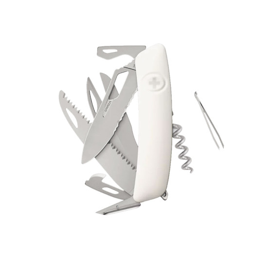 Swiza SH09TR AM SAW & SCISSORS WAVY EDGE White (KST.0136.1020)