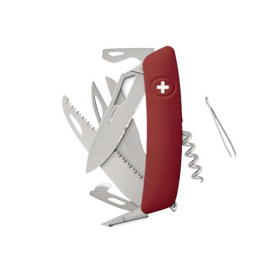 Swiza SH09TR AM SAW & SCISSORS WAVY EDGE Red (KST.0136.1900)