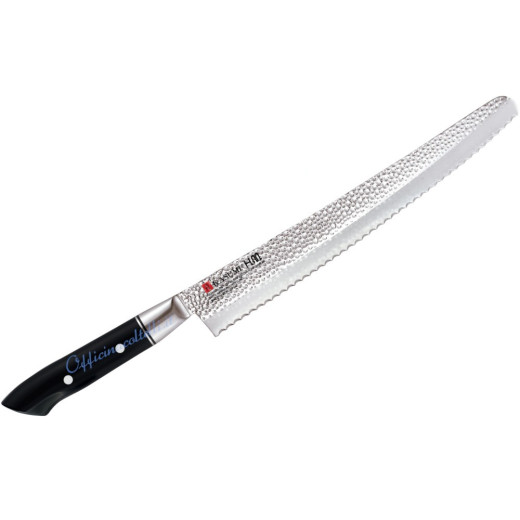 Coltello per pane Kasumi Hammered