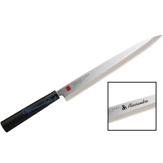 Coltello giapponese sashimi personalizzato