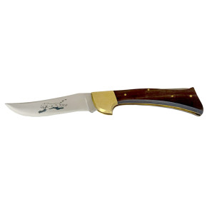 FOLDING GRIZZLY WOOD HANDLE