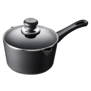Scanpan - CASSERUOLA "CLASSIC" CON MANICO E COPERCHIO IN VETRO CM Ø18X10/L 1,8