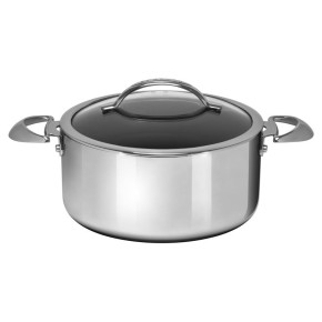 Scanpan - PENTOLA ALTA CON COPERCHIO IN VETRO "HAPTIQ" CM Ø24X11,5/L 4,8