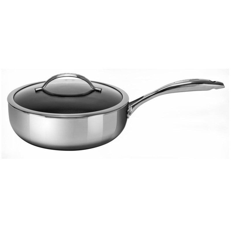 Scanpan - PADELLA FONDA "HAPTIQ" CON COPERCHIO IN VETRO CM Ø26X6,5