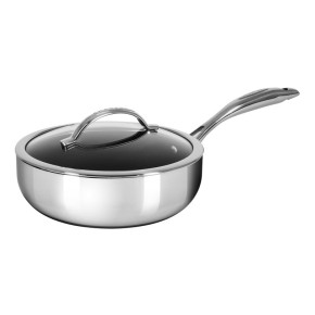 Scanpan - PADELLA FONDA "HAPTIQ" CON COPERCHIO IN VETRO CM Ø26X6,5