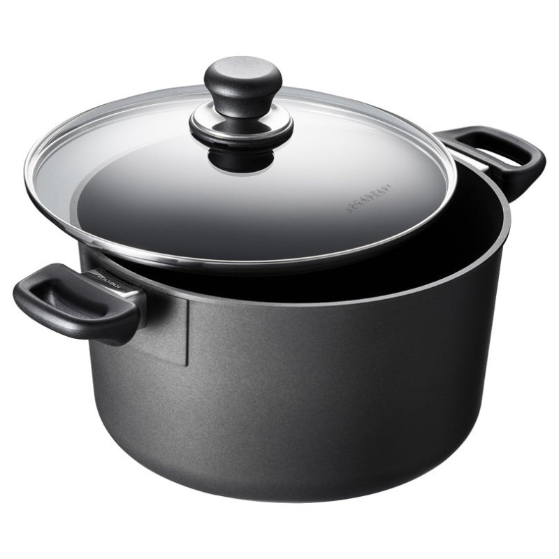 Scanpan - PENTOLA ALTA CON COPERCHIO IN VETRO "CLASSIC INDUCTION" CMØ26(19,7)X15,3/L 6