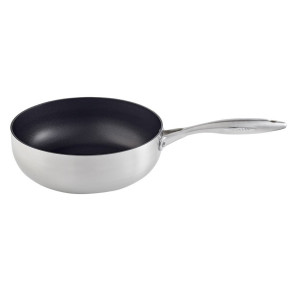 Scanpan - PADELLA FONDA "CTX" CON COPERCHIO IN VETRO CM Ø26(18,3)/L3,7