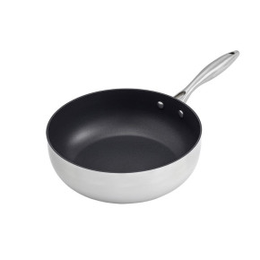 Scanpan - PADELLA FONDA "CTX" CON COPERCHIO IN VETRO CM Ø26(18,3)/L3,7