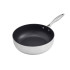 Scanpan - PADELLA FONDA "CTX" CON COPERCHIO IN VETRO CM Ø26(18,3)/L3,7