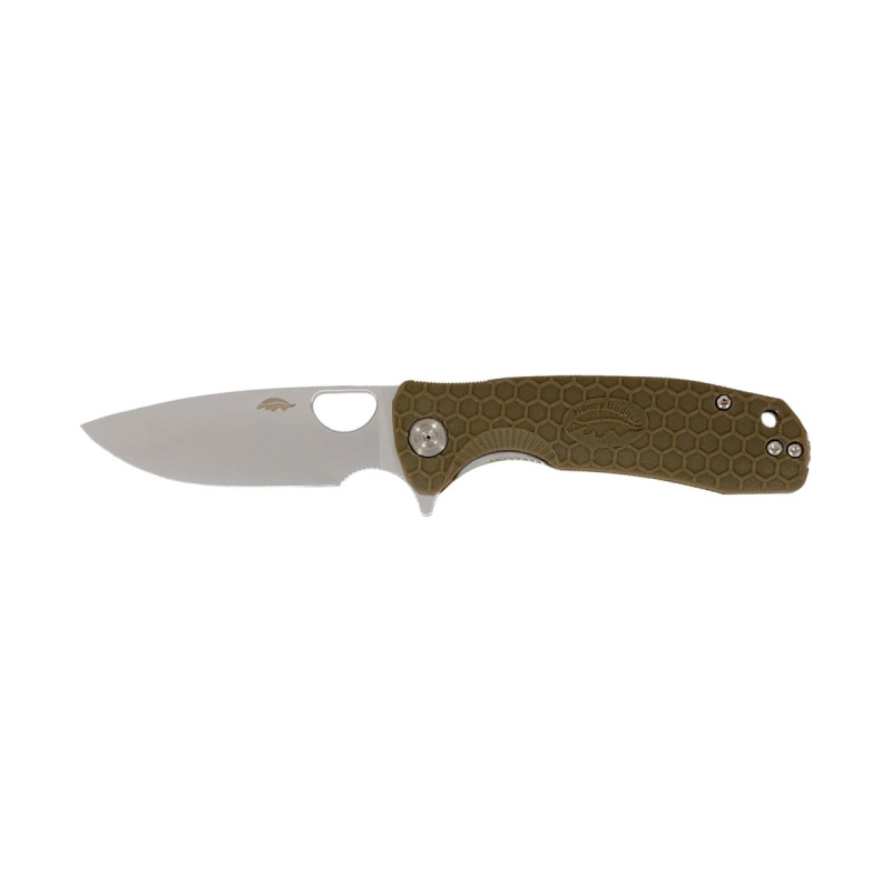 Honey Badger HB1012 FLIPPER DROP POINT MEDIUM Tan