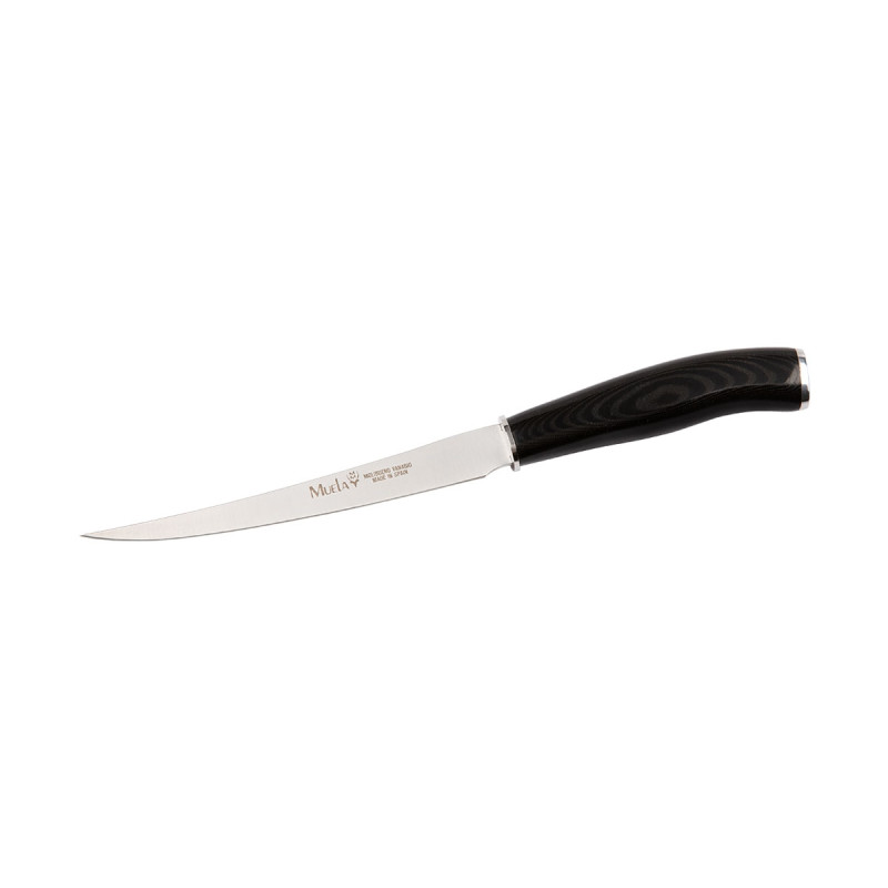 Muela FILLET KNIFE BLACK MICARTA FP-15M