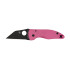 Spyderco MICROJIMBO PINK G-10 PLAIN BLACK BLADE C264GPNBKP