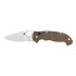 Spyderco MANIX 2 XL BROWN CANVAS MICARTA CPM CRUWEAR C95MPCW2