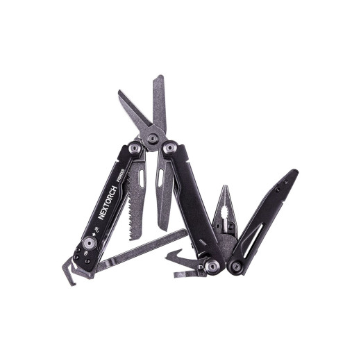 Nextorch PIONEER PROFESSIONAL MULTITOOL (14 TOOLS) Obsidian Black