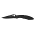 Spyderco POLICE BLACK SS BLACK BLADE PLAIN C07BKP