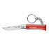 Opinel TRADIZIONE N°04 INOX PORTACHIAVE "ROUGE" (002055)