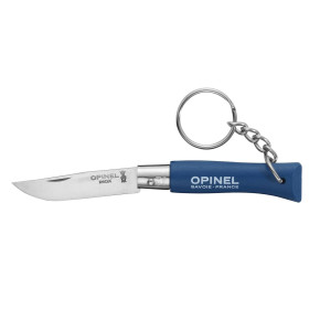 Opinel TRADIZIONE N°04 INOX PORTACHIAVE "BLEU FONCE'" (002269)
